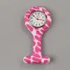 Venta al por mayor directa de fábrica, reloj de enfermera de silicona, reloj de enfermera de silicona con transferencia de agua, color del reloj de enfermera, reloj de enfermera