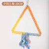 Juguetes de Cuerda de Algodón de Colores para Pájaros, Cuerda de Trepar de Color Degradado, Anillos Columpios y Suministros de Juego para Masticar para Periquitos, Agapornis y Cacatuas