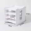 Estante Organizadora de Pastas Multicamadas para Escritório Suprimentos de Escritório Multifuncionais Prateleira Multicamadas Suporte para Documentos A4 Pasta