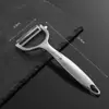 Faca de Descascar em Liga de Zinco Metálica Faca de Descascar Metálica Descascador de Melão Frutas Batata Lançador de Melão Nova Faca de Descascar