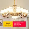 Lustre de sala de estar de estilo europeu 2024 novo moderno simples elegante lâmpada de teto doméstica lâmpada principal do corredor lâmpada de sala de jantar