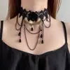 Diadema de Encaje Estilo Yi Mengling para Mujer Fiesta de Halloween Cos Máscara de Medio Rostro Accesorios para el Cabello de Disfraz