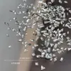 Joias de Zircônia Chanfrada com Fundo Plano para Nail Art, Decorações de Diamante Brilhantes de Formato Especial para Unhas, Rombos Mistos, Marquise com Base Pontiaguda