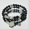 Pulseira Quente Mais Vendida Moderna Cool Estilo Retrô Escuro Borboleta Tinta Luar Nicho Masculino Legal Casal Estudante Presente Pulseira