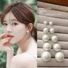 Pendientes de Plata S925 para Mujer, Cuentas de Concha, Perlas Sintéticas, Pendientes Estilo Coreano, Joyería de Oreja Super Hada Estilo Retro Hong Kong para Mujer E0353-1