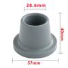 Accesorios para Silla de Baño Tubo de 28.6mm Almohadillas Antideslizantes Resistentes al Desgaste Accesorios para Silla de Baño Cubiertas de Pie de 25.4 Almohadillas de Pie de Goma