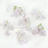 Flores Artificiais Margarida Pequena de 3 Pétalas Materiais DIY Buquê de Hortênsia Feito à Mão Flores Artificiais Decoração de Cena Realista de Alta Qualidade