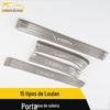 Adequado para 15 Loulan threshold bar barra brilhante Loulan bumper tronco de aço inoxidável pedal de boas-vindas adesivos decorativos