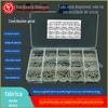 480 PCs M2M2.5M3 aço inoxidável 304 cruz pan cabeça máquina parafuso de arame com combinação de porca conjunto em caixa