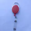 Fivela Retrátil Oval de Cor Sólida para Uso Externo, Puxador de Corda Retrátil, Porta-Crachá, Leve, Anti-Perda, Armazenamento Portátil