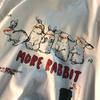 2026 Nuevo Diseño de Verano Camiseta de Manga Corta de Nicho Estilo Hong Kong Holgado Top Blanco de Media Manga Moderno para Mujer