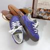 Baikuang Zapatos de Pan de Estilo Coreano Corte Bajo Estudiante Femenina Zapatos Blancos Casual Cómodo 2024 Primavera y Otoño Zapatos de Tabla B- 9339