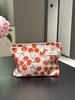 Bolsa de Almacenamiento de Cereza de Nicho Bolsa Portátil Bolsa Roja Cartera Bolsa de Almacenamiento para Viaje