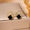 Pendientes Negros de Alta Calidad con Incrustaciones Micro, Diseño de Nicho, Aretes Ligeros de Lujo con Incrustaciones de Diamantes, Pendientes Elegantes y Sofisticados