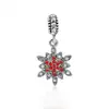 Acessórios para joias DIY Huiyue Estilo Europeu e Americano Pingente de Floco de Neve com Diamante Pingente de Pulseira