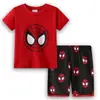 Novo Roupa de Casa Sem Mangas de Manga Curta para Meninos Lutador Traje de Verão para Crianças Traje de Ar Condicionado Pijama de Desenho Animado K014