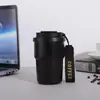 Copo Térmico de Café Cor Sólida para Mulheres Alta Aparência 2026 Novo Aço Inoxidável com Canudo Retenção de Frio Copo Portátil Duplo para Bebida Copo de Café