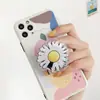 Soporte para teléfono móvil, líquido con purpurina, funda de teléfono de dibujos animados con soporte, bolsa blanda de arena movediza, soporte de escritorio, bolsa de agua