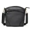 Temu Venda Quente Bolsa Saco de Couro de Vaca de Primeira Camada para Mulheres Grande Capacidade Simples Versátil Bolsa Transversal Casual para Viagem Bolsa de Ombro