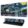Alfombrilla de Ratón Grande Pintura al Óleo de Van Gogh Cuaderno de Oficina Alfombrilla de Ratón para el Hogar Alfombrilla para Mesa Larga Superficie Fina Alfombrilla de Ratón Suave
