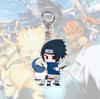 Sándwich caricatura acrílico Naruto Sasuke amo a Luo con tierra Kakashi llavero colgante