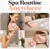 Bolsa para Guardar Jabón de Esponja, Bolsa de Baño de Lufa Exfoliante para Espuma Abundante, Almacenamiento de Jabón en Barra de Larga Duración y Exfoliante Corporal, Secado Rápido con Bucle para Colgar Reutilizable, Depurador de Baño para Uso Diario