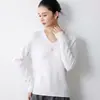 Nuevo Otoño 2026 Estilo OL Elegante Jersey de Terciopelo Andy de Cuello en V Regular Suéter de Punto para Mujer