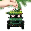 Grinch Transfronterizo Acrílico Fiesta Niños Decoraciones Adornos de Navidad Árbol de Navidad Plano Colgante Decoraciones Festivas