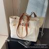 Bolso de Mano Grande de Lona Casual a la Moda para Mujer 2026 Nuevo de Moda al por Mayor Bolso de Lona Bolso Tote de Gran Capacidad