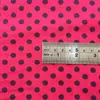 Tela de Poliéster Estampada de Lunares para Bolsas, Juguetes, Cojines, Textiles del Hogar Tejidos, Tejido Plano de Lunares, Terciopelo Piel de Durazno, Lunares