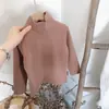 Camiseta base de manga comprida com gola alta para meninas de fábrica, cor sólida, nova peça íntima de primavera para bebês, blusa térmica para meninas MDD