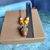 Collar Trenzado de Cuerda con Perlas de Piedra Natural para Mujer, Cadena para Clavícula de Piedra Ojo de Tigre Estilo Chino Nuevo Vintage, Accesorio Largo Colgante para el Cuello con Manchas