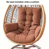 Cojín grande de ratán de color sólido, extraíble y lavable, para silla colgante, cojín para silla colgante, cojín para columpio, cojín extragrande para silla colgante