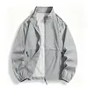 Roupa de Proteção Solar para Homens, Esportes ao Ar Livre de Verão, Jaqueta de Tamanho Grande, Roupa de Secagem Rápida, Leve de Seda de Gelo para Pesca, Roupa Anti-UV para a Pele