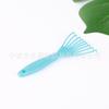 Pente de plástico para cabelos cacheados, garra de limpeza, gancho para cabelo, limpador de cabelo portátil, escova para animais de estimação, ancinho