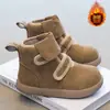 2026 Invierno Nuevo Estilo Niñas Moda Infantil Zapatos de Algodón Niños Medianos y Grandes Estudiantes Botas de Nieve Engrosadas Zapatos Retro Birkenstock Venta al por Mayor