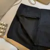 Nova saia de camurça da moda estilo coreano para mulheres, outono, cintura alta, versátil, modeladora, saia curta justa em A