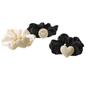 Anillo Sencillo de Lujo Ligero de Cara Sonriente y Lazo de Amor Banda Elástica Elegante para el Cabello Accesorios para el Cabello de Bola de Alta Elasticidad para Mujeres