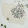 Cáñamo Hierba Blanca Madera Forro Multicolor Juvenil Artístico Lindo Textura Áspera Esmerilada Sobre para Tarjeta Sobre para Invitación