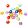 Accesorios Pequeños de Resina Ojo de Gato Chapados en Color, Cuentas con Agujero Recto, Accesorios para Joyería Hecha a Mano DIY, Cuentas Sueltas, Materiales DIY al por Mayor