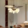 Restaurante estético de la dinastía Song, candelabro pequeño para entrada, pasillo, balcón, lámpara de dormitorio vintage de mediados de siglo, floral, de diseño francés