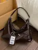 Bolso de Hombro Coreano de Diseño Único para Mujer, Bolso Cruzado de Hombro Versátil Vintage para Primavera y Verano, Bolso de Gran Capacidad para la Axila para Ir al Trabajo