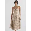 2024 Explosiones de Amazon Verano Comercio Exterior Temperamento de Oficina Color Sólido Moda Vestido de Tirantes de Gama Alta Vestido Mujer