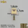 Cerradura de Puerta para Muebles Tk015 Estilo Antiguo de Cobre Puro con Cabeza de Cobre, Accesorios Decorativos Estilo Chino, Pestillo de Palanca tipo Mortaja