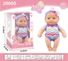 Boneca de Vinil de Novo Produto Transfronteiriço Boneca Boneca de Bebê Simulada Calmante Brinquedo de Plástico Macio Infantil Presente Estoque Pronto