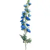 Nuevo Delphinium de Estilo Europeo Jacinto Artificial con Terciopelo Artificial Flor de Seda de Rama Alta Decoración de Boda para el Hogar Accesorios para Fotos de Sala de Estar