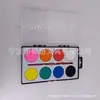 Set de Pintura Acuarela Sólida de 8 Colores para Principiantes Set de Herramientas de Pintura Artística Caja Portátil de Gouache Sólido