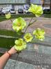 Nova simulação borboleta flor comércio exterior fábrica jardim vento 6 borboleta flor casamento estrada guia teto decoração falso flor lote