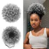 Cabeza de bola negra africana explosión cabello esponjoso paquete hiphop hip hop rol mechón de mazorca oruga capullo de flor cabeza