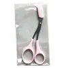 Set de tijeras para depilar cejas al por mayor para principiantes, herramientas de belleza, tijeras de belleza al por mayor con peine, tijeras para depilar cejas